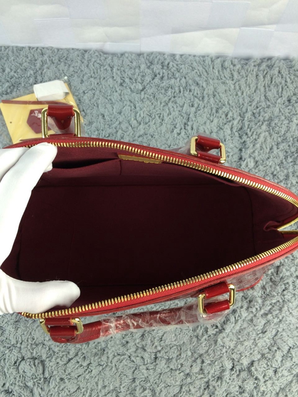 ルイヴィトンバッグ素材ディテール